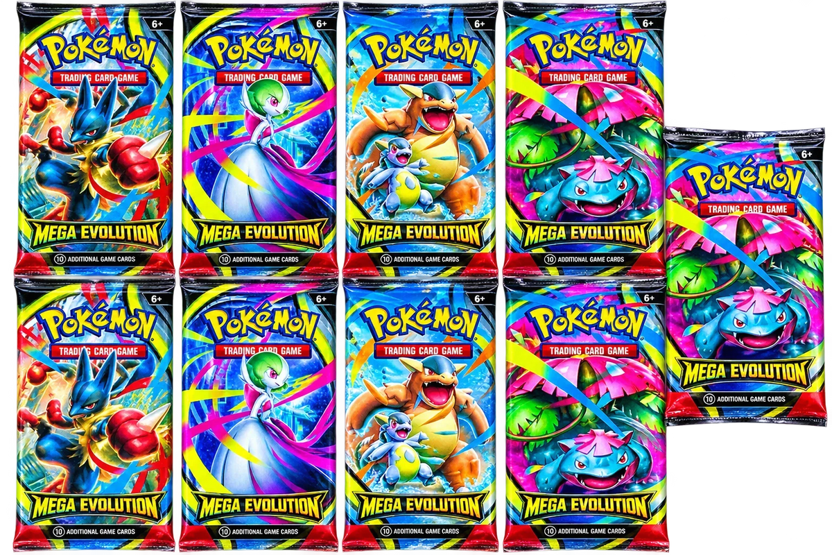 9 Booster Packs - Mega Evolution [EN]
