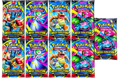 9 Booster Packs - Mega Evolution [Anglais]