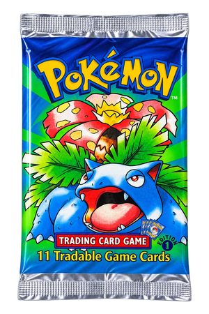 1 Booster Pack - Base Set 1st Edition, Venusaur art [Angielski]