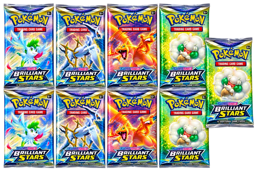 9 Booster Packs - Brilliant Stars [English]