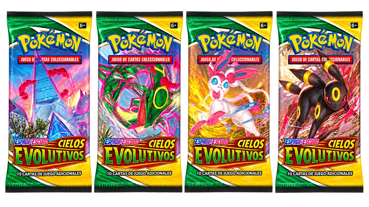 4 Booster Packs - Cielos Evolutivos [Spanish]