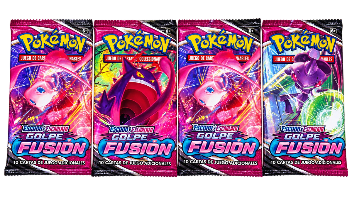 4 Booster Packs - Golpe Fusión [Spanish]