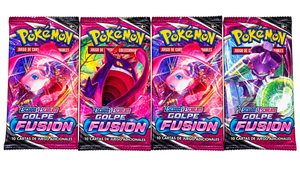 4 Booster Packs - Golpe Fusión [Spanish]