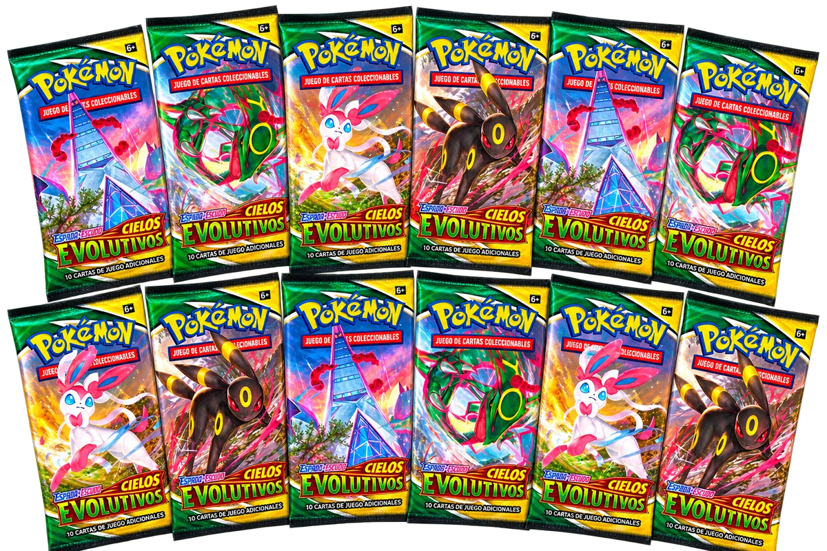 12 Booster Packs - Cielos Evolutivos [Spanish]