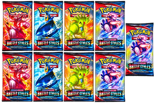 9 Booster Packs - Battle Styles [English]