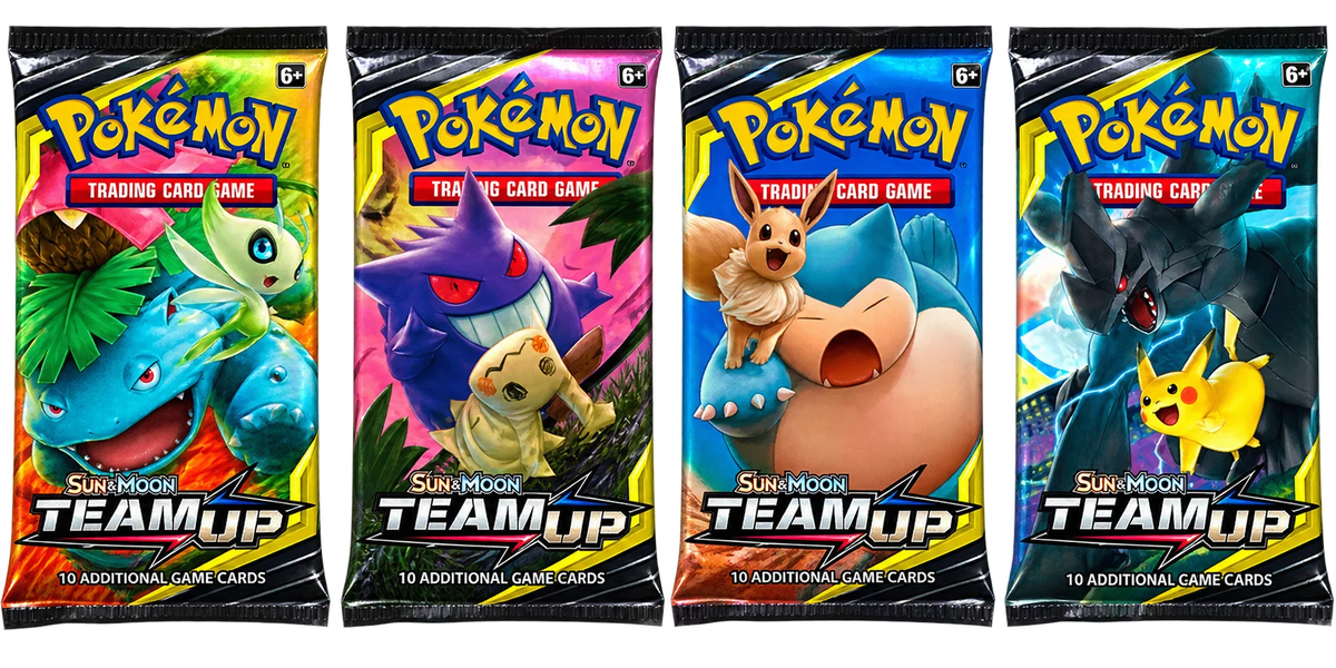 4 Booster Packs - Team Up [English]