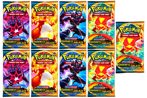 9 Booster Packs - Darkness Ablaze [English]