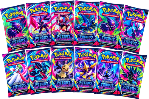 12 Booster Packs - Fuegos Fantasmales [Spanish]