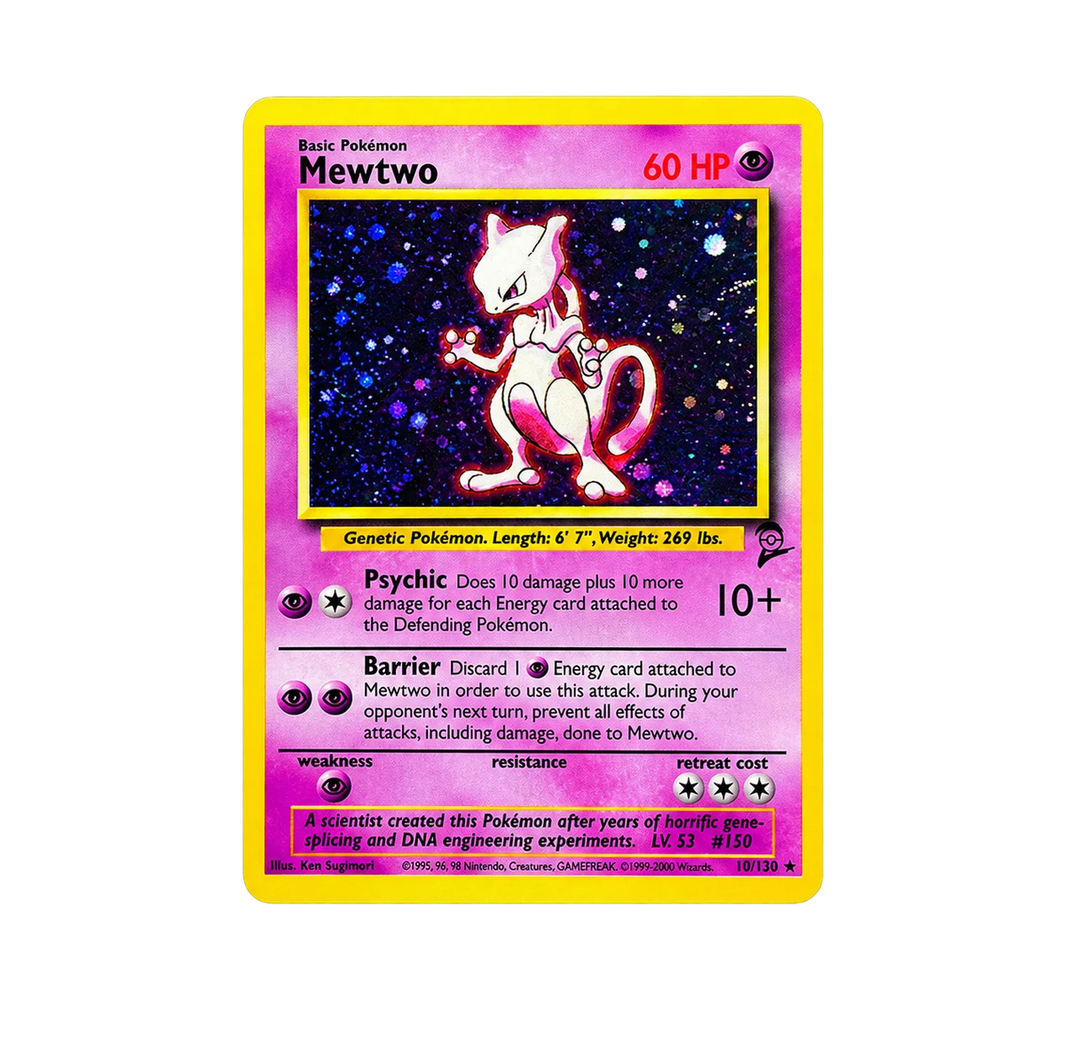 Mewtwo 10/130 - Base Set 2 [Angielski]